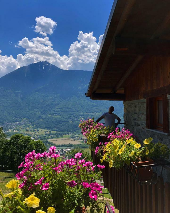 Agriturismo Cavria Castione Andevenno Exteriör bild